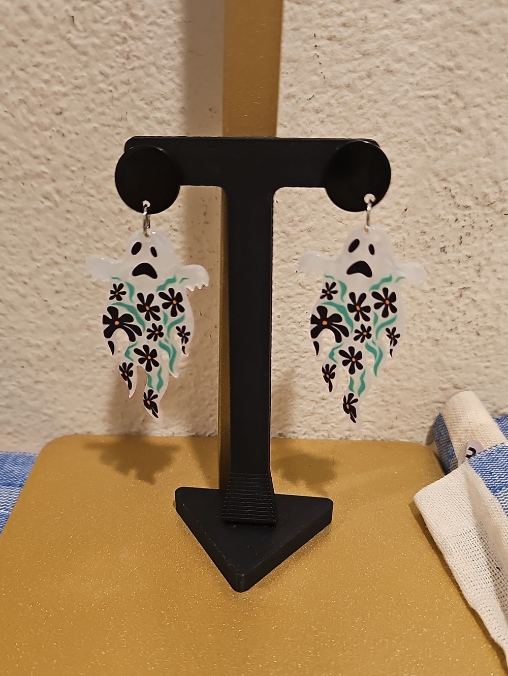 Ghost Flower Earings